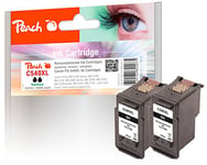 Peach Twin Pack Ink Cartridge black, compatible with Canon PG-540XL