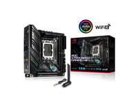 Asus ROG Strix B660-I GAMING WIFI, Intel LGA1700, PCI Express, Mini-ITX, 2xDDR5, 2xM.2 + SATA3, HDMI/DP, USB-C, SupremeFX audio, 2.5Gbe LAN, WiFi 6, Aura Sync RGB