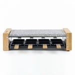 Appareil a raclette/grill Hkoenig 8 personnes - Design bois - Surface de cuisson 38x19,5 cm - Puissance 1200W
