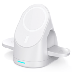 3-in-1 Trådlös Laddare Magsafe iPhone, Apple Watch, Airpods - Vit