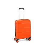 RONCATO R-Lite Expandable Hard Cabin Trolley with TSA, Orange, Rigid Carry-on Luggage Trolley with Expandable System and 4 Double Swivel Wheels