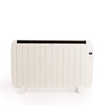 CREATE/WARM SLIM 2000W / Convecteur électrique Blanc/Avec Wifi, minuterie 24h, système de sécurité, basse consommation, jusqu’à 30 m², 100x58 cm