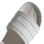adidas Adilette Mens Crystal White Slide Sandals - 9 UK
