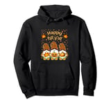 Gnomes Pumpkin Autumn Tree Fall Leaves Happy Fall Y'all Pullover Hoodie