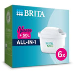 Brita Filter Cartridges for Carafe, 6 Months Filtered Water, White, One Size