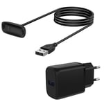 Fitbit Ace 3 / Fitbit Inspire 2 Väggladdare 18W + laddkabel, 1m