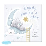 Personalised Memento Company Message Tiny Tatty Daddy You A Star Poem Book