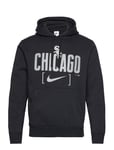 Chicago White Sox Men's Nike Mlb Club Slack Fleece Hood Tops Sweat-shirts & Hoodies Hoodies Black NIKE Fan Gear