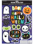 17 st Happy Halloween Klistermärken till Fönster