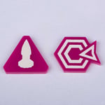 Laserox Command & Control Tokens for Twilight Imperium (Pink)