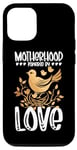 Coque pour iPhone 15 Pro Motherhood Powered By Love