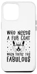 Coque pour iPhone 14 Plus Qui a besoin d'un manteau de fourrure quand on est ce fabuleux chat Sphynx