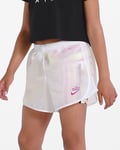 Nike Girl’s Icon AOP Tempo Shorts (White) - XL (Age 14) - New ~ AQ9173 100