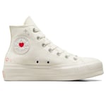 Shoes Converse Chuck Taylor All Star Lift Platform Y2K Heart Size 7.5 Uk Code...