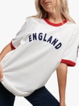 Superdry Ringer Sleeve Football England T-Shirt