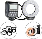 Meike FC110 LED Macro Ring Flash Light For Canon Nikon Olympus DSLR Camera 