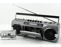 Soundmaster SSR80TI - Bärbar Retro Kassett/Bluetooth/Radio spelare