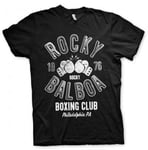 Hybris Rocky Balboa Boxing Club T-Shirt (Red-Heather,XL)