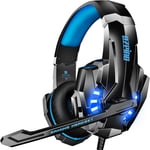 Ozeino Gaming Headset for PS4 PS5 3D Surround Sound Noise Cancelling Headphones 