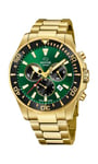 JAGUAR Watch Model J864/1 from The Executive Collection, 43.5 mm Green case with Plated Steel Strap for Men