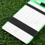 Black Golf Score Card Holder Golf Gread Writting Tool Golf Score Note Book Page