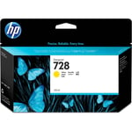 HP Ink Cartridge for  DesignJet T730 Printer  D 728 130-ml Yellow
