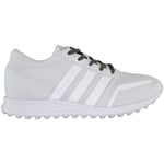 Adidas Los Angeles White Synthetic Lace Up Junior Trainers BB1117 - UK3.5