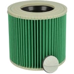 Vhbw - Filtre à cartouche compatible avec Kärcher wd 3.250, wd 3.320 m, wd 2 Premium, wd 3.600 mp aspirateur à sec ou humide - Filtre plissé