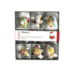 Dexam Mini Christmas Cookie Cutters - Festive Bakeware Set