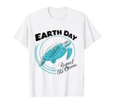 Earth day Funny Turtle Respect The Ocean Save The Sea T-Shirt