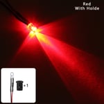 1/20/50 Pcs Emitting Diode 5mm Led Light Pre-wired Red 20pcs With Holder