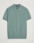 Oscar Jacobson Barto Structured Cotton Polo Light Green