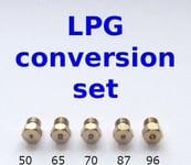 5 Burner Gas Hob LPG Conversion Kit Jets Nozzles Propane Injectors New!!
