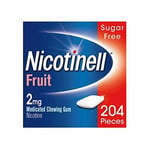 New Nicotine Gum Quit Smoking Aid Fruit Flavour 2 Mg 204 Pieces Nic High Qualit