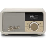 Roberts Revival Petite 2 DAB / DAB+ / FM RDS digital radio, Pastel Cream