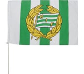 FLAGGA 60x90cm med pinne Unisex Vit/Grön ONESIZE