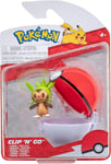 Pokemon Clip 'N' Go - Chespin And Poke Ball