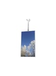 HI-ND Ceiling Casing 49" mounting component - for digital signage LCD panel - white RAL 9003 49" 200 x 200 mm