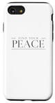 Coque pour iPhone SE (2020) / 7 / 8 Trouvez votre paix intérieure - Yoga & Méditation Zen Design