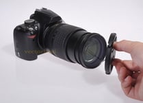 72mm Center Pinch Snap on Front Lens Cap Cover for Nikon Canon Sony DSLR camera