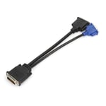 Female Dual Computer Monitor Extension Cable Adapter DMS 59 Pin To DVI24+5/V BLW