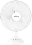 Beldray EH3198 Oscillating 12 Inch Desk Fan – Portable Cooling Fan with Adjustab