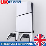 Wall Mount Bracket Console Stand Durable with Controller Holder for PS5 Slim UK