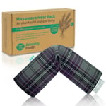 Amazing Health Microwave Wheat Bag Purple 46cm Lavender Pain Relief Heat Pack