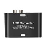  Audio Extractor 192Khz -Compatible  Converter Digital Optical SPDIF to RCA8985