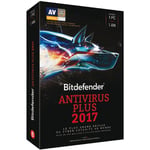 Bitdefender Antivirus Plus 2017 - Version Boîte (1 An) - 1 Pc - Win - Français)