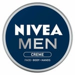 6 X Nivea Men Creme 30ml Travel size - for  Face Body Hands