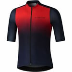 Shimano Clothing Men's, S-PHYRE FLASH Jersey, Red/Navy, Size XL