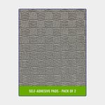 Treadmaster Halkskyddsmatta / halkskydd båt Comfort Grip Smooth Pattern (PSA) Light Grey, 412 x 203 2 mm, 2-pack