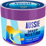 Aussie Deeep Moisture Hair Mask, Vegan Hair Treatment - for Very Dry, Thick and